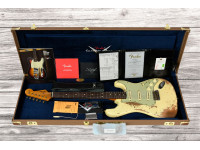 Fender Custom Shop Limited Edition 60 Dualmag II Stratocaster Super Heavy Relic Aged Vintage White Fender Custom Shop Limited Edition 60 Dualmag II Stratocaster Super Heavy Relic Aged Vintage White